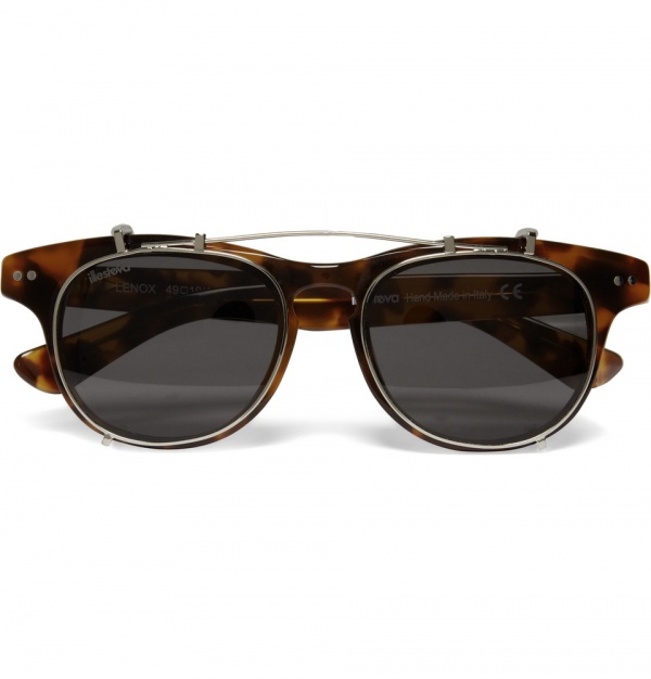 Illesteva Lenox Detachable Front Square Frame Sunglasses