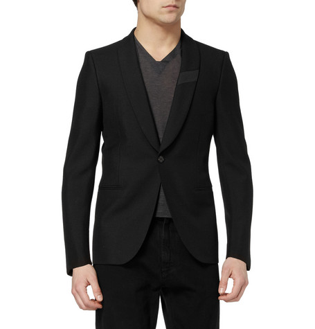 Simon Spurr Shawl Collar Wool Blazer