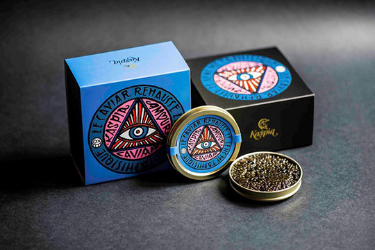 Caviar Kaspia Packaging by Andre