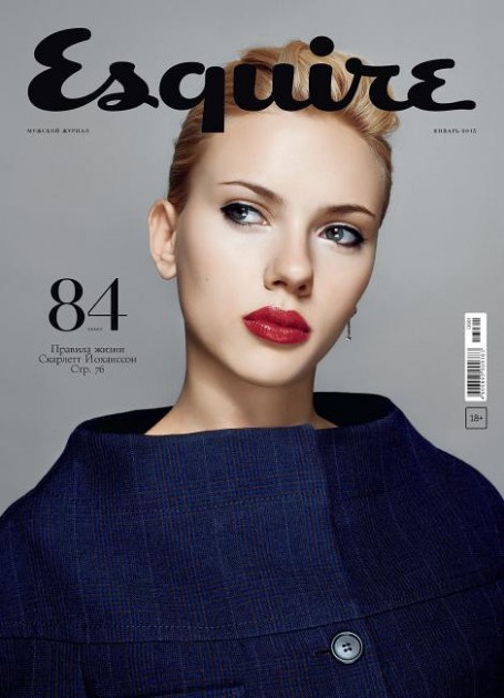 Scarlett Johansson Esquire Russia January 2013 Cover