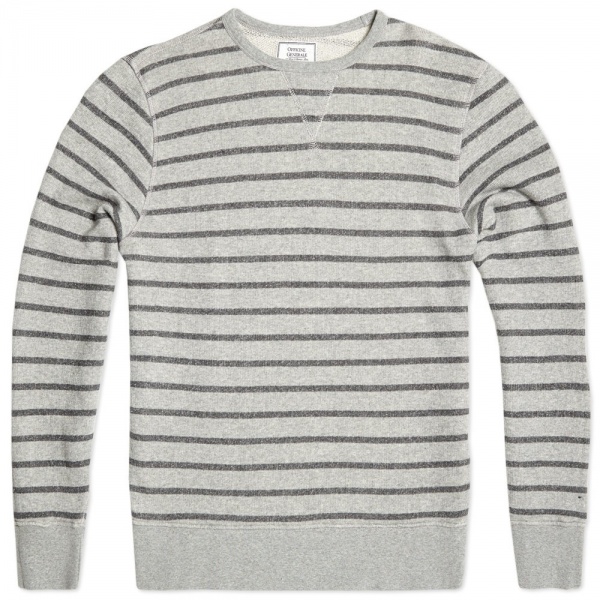 Officine Generale Japanese Terry Crew Neck Sweater