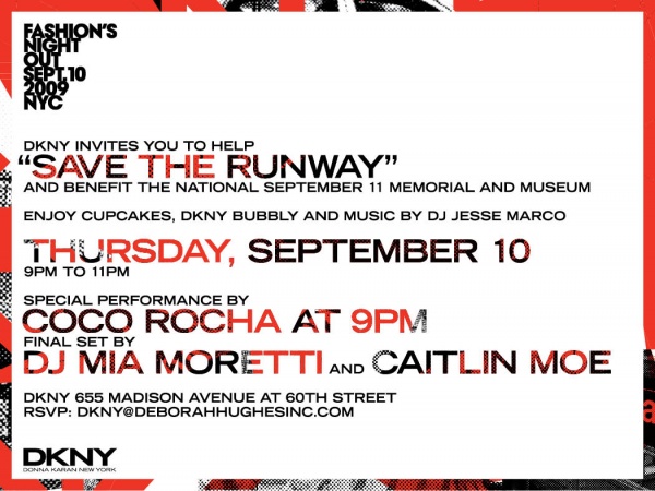 DKNY 'Save The Runway'