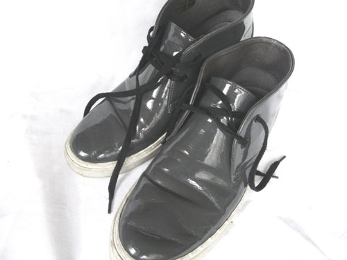 around the shoes