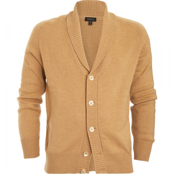 Barneys New York Shawl Collar Cardigan
