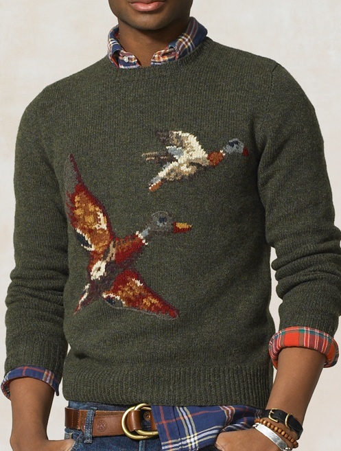 Rugby Ralph Lauren Mallard Patch Crewneck Sweater
