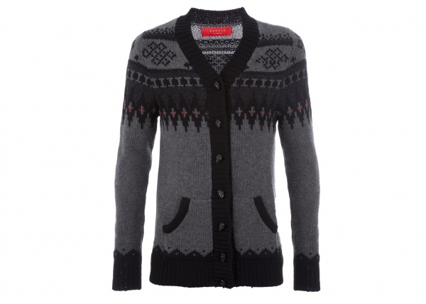 Sahaja Patterned Cashmere Cardigan