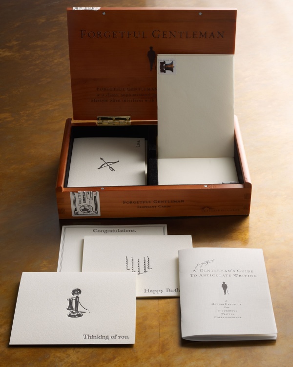 The Forgetful Gentleman Letterpress Kit