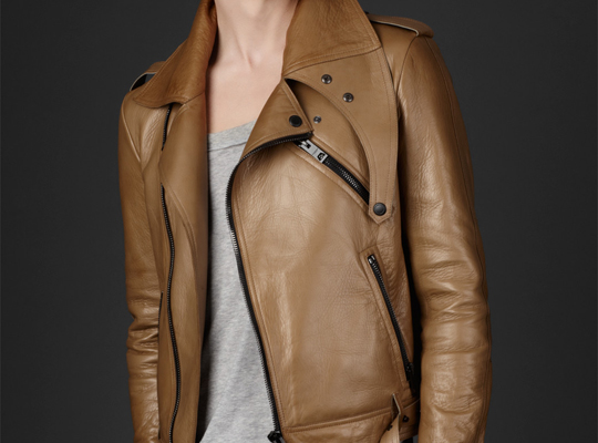 Burberry Prorsum Nappa Leather Biker Jacket
