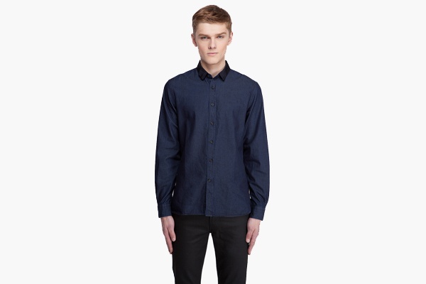 Lanvin Denim Button Down Shirt
