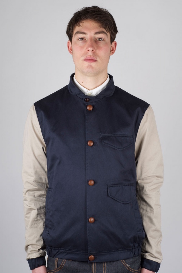 Oliver Spencer Shakespeare Dark Navy Fisher Jacket