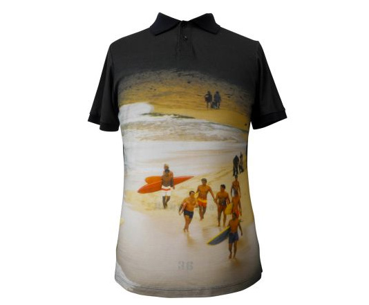 Band of Outsiders x LeRoy Grannis Photo Print Polo Series