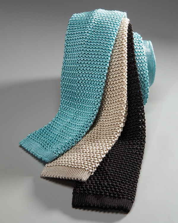Charvet Silk Knit Tie