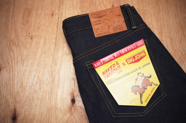 Naked & Famous Denim x BIG JOHN 14oz Weird Guy Jeans