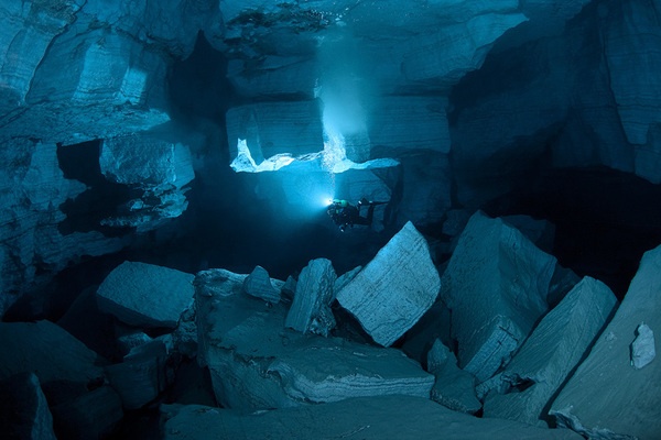 Orda Cave by Viktor Lyagushkin
