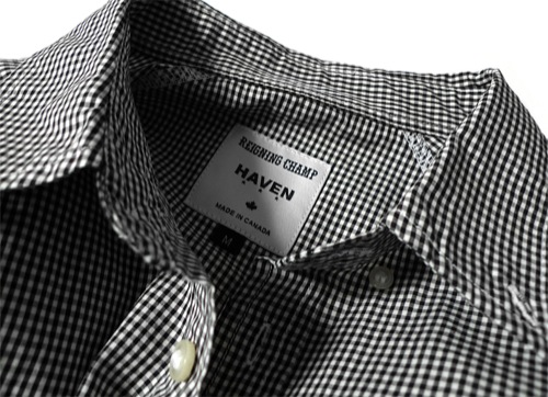 Reigning Champ x HAVEN Raglan Button Down Shirts