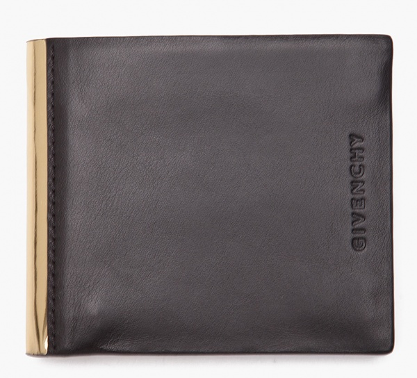 Givenchy Gold Bifold Wallet