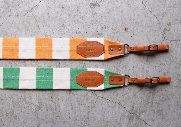 Roberu Border Stripe Canvas Camera Strap