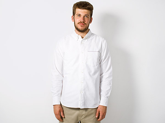 Head Porter Plus Oxford Piping Shirt