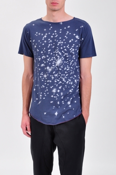 Paul Smith Drawn Star T-Shirt Blue