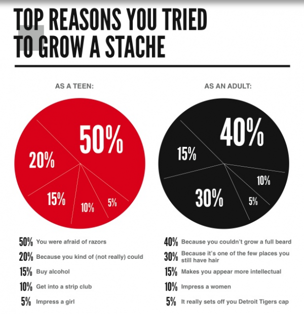 Mo Data: Mustache Infographic