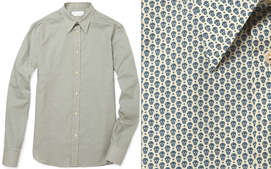 Alexander McQueen Skull Print Shirt