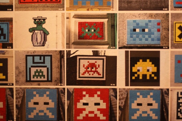 Space Invader 'Invader 1000' Exhibit