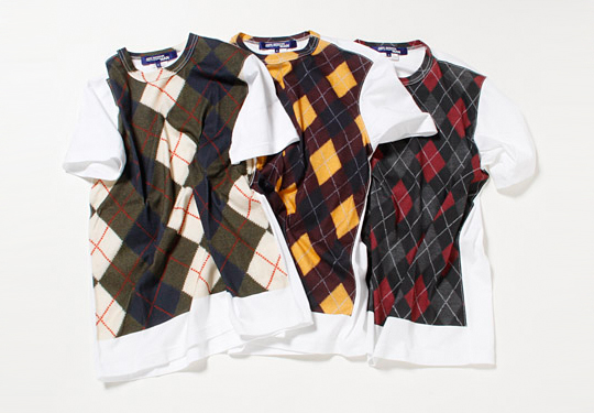 Junya Watanabe Comme des Garcons MAN ‘Argyle Print’ T-Shirts