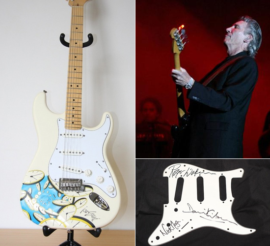 Pink Floyd Autographed Fender Guitar