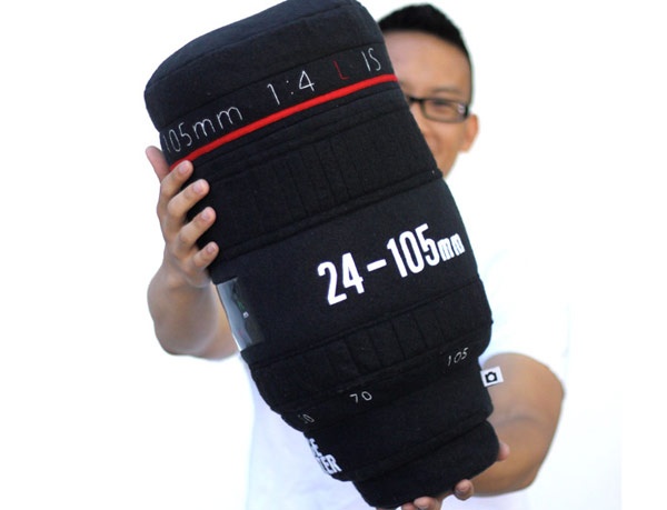 Plushtography Camera Lens Pillow
