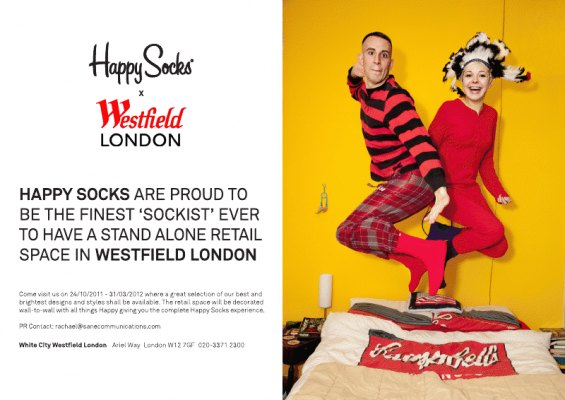 Happy Socks x Westfield London Store Opening