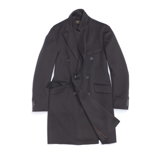 Loro Piana Baby Cashmere Double Breasted Overcoat