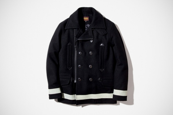 Balabushka Remnants Line Pea Coat