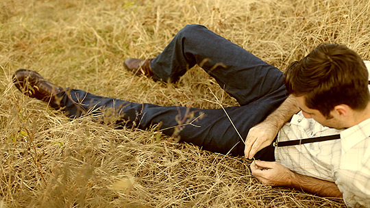 Video: Raleigh Hand-Dipped Indigo Chambray Trousers