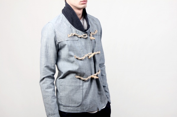 Barena Cavana Toggle Coat Light Blue