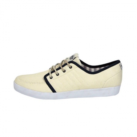 Adidas – Cream/Navy Boating Shoe