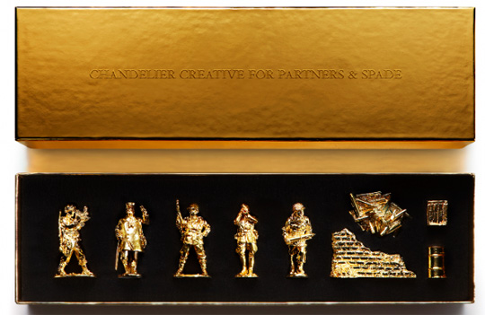 24K Toy Soldiers by Chandelier Creative for Partners & Spade