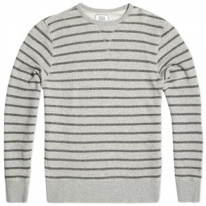 Officine Generale Japanese Terry Crew Neck Sweater