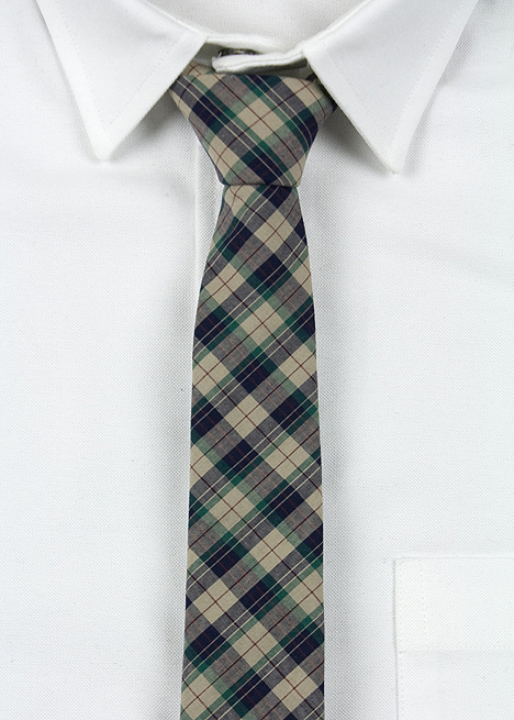 A3 Blue Plaid Tie by Blackbird