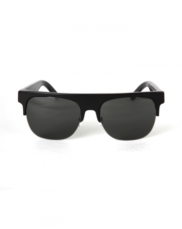 Retro Super Future 'Andrea' Black Sunglasses
