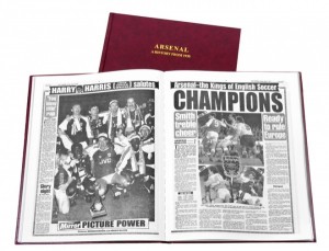 Arsenal Football Newspaper Book