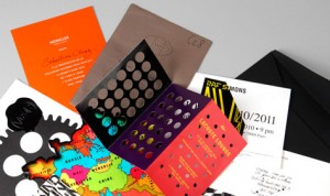 Fall / Winter 2010 Menswear Show Invitations