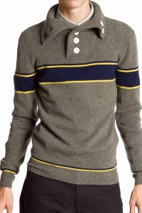 Band of Outsiders Split Collar Sweater