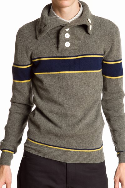 Band of Outsiders Split Collar Sweater