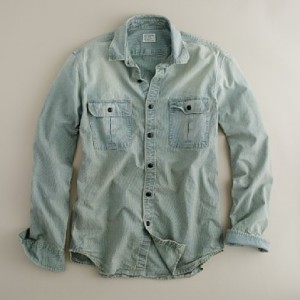 Bleached Utility Shirt by J. Crew