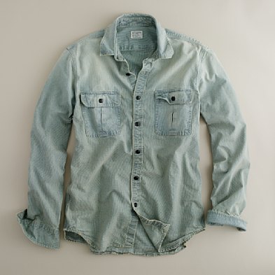 Bleached Utility Shirt by J. Crew
