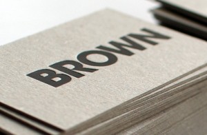 Brown & White's Business Cards
