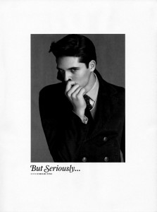 'But Seriously' In GQ Italia