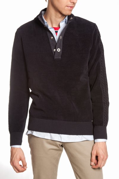 Cleveland Open Neck Sweater by Saint James