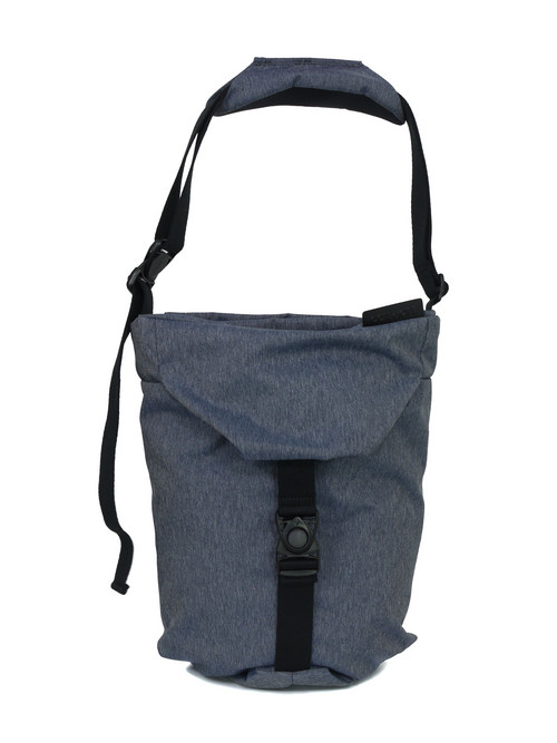 Cote et Ciel Blue Melange Vertical Laptop Bag