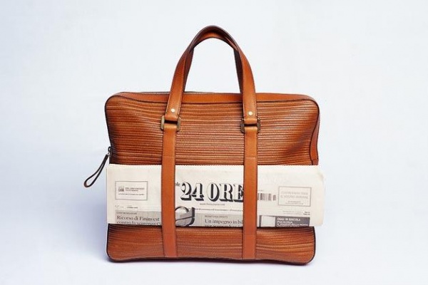 Monocle & Delvaux Newspaper Bag
